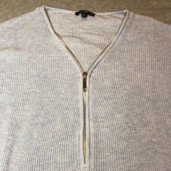 DYNAMITE KNIT LONG SLEEVES LIGHT BLUE/VIOLET SMALL - Picture 8 of 9